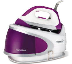 MORPHY RICHARDS  Power Steam Elite 330018 Steam Generator Iron - Plum & White